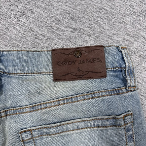 Cody James Jeans Mens Size 34x34 Blue Denim Slim Straight Outdoor Cowboy Work - Picture 7 of 9